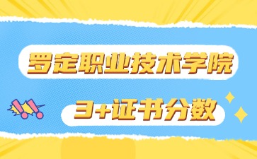 罗定职业技术学院3+证书录取线